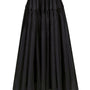 Fiorella Gathered Draped Organza Maxi Skirt