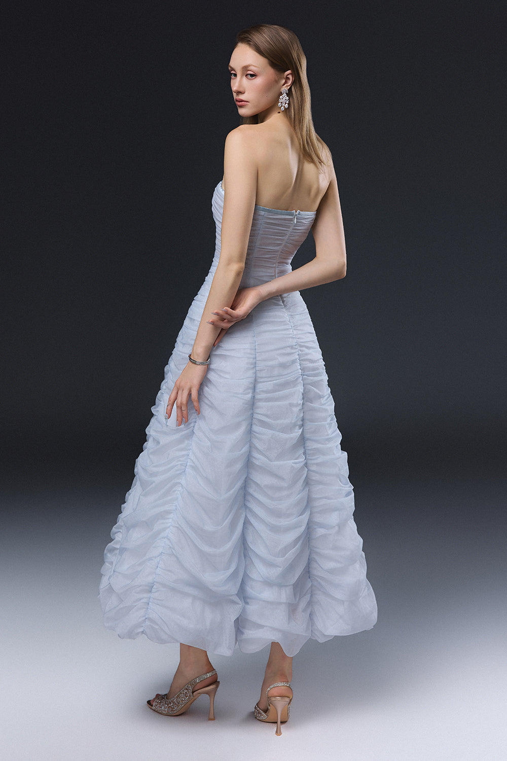 Ember Ruched Midi Dress