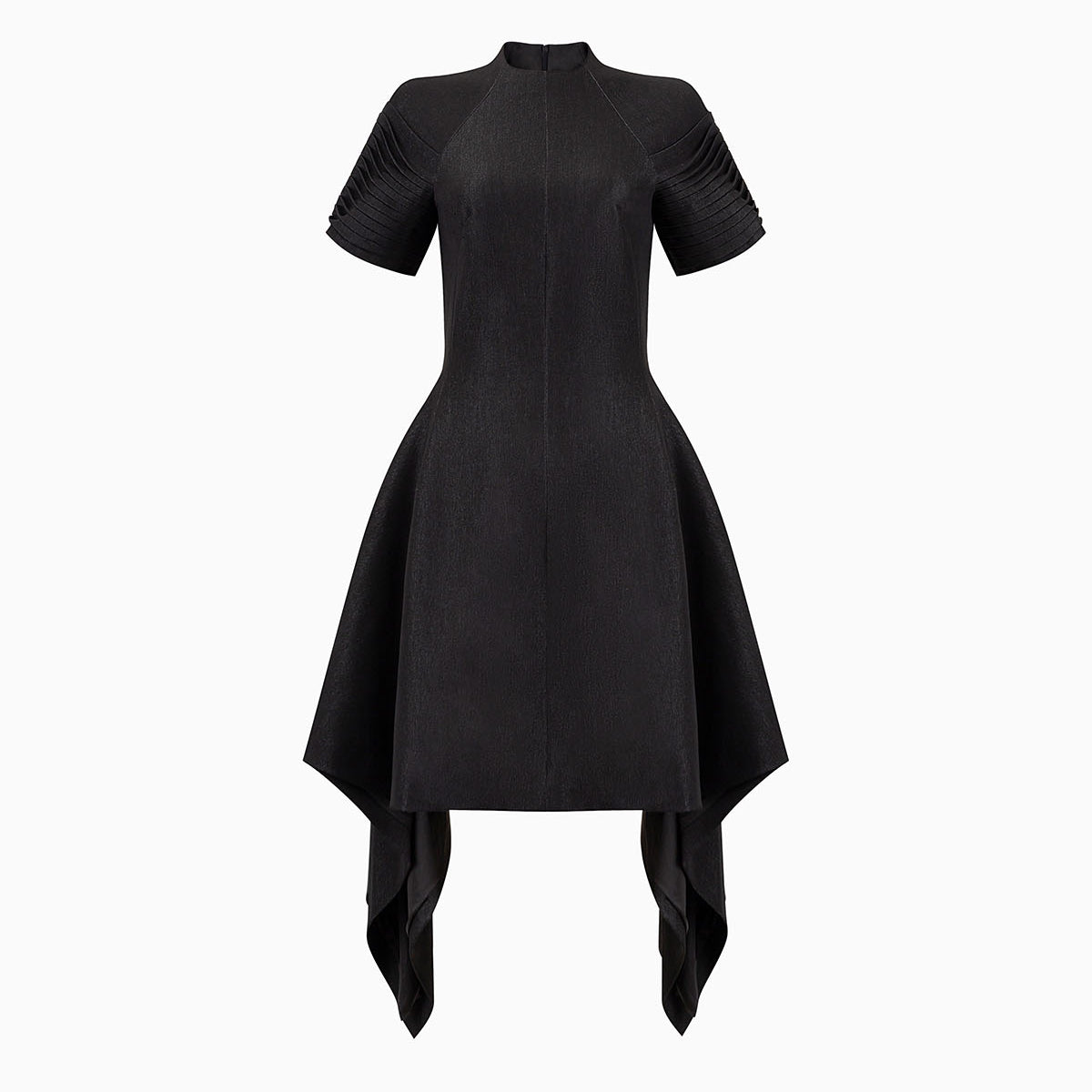 Onde Pin Tuck Mini Dress