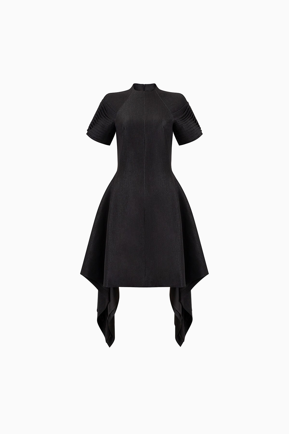 Onde Pin Tuck Mini Dress