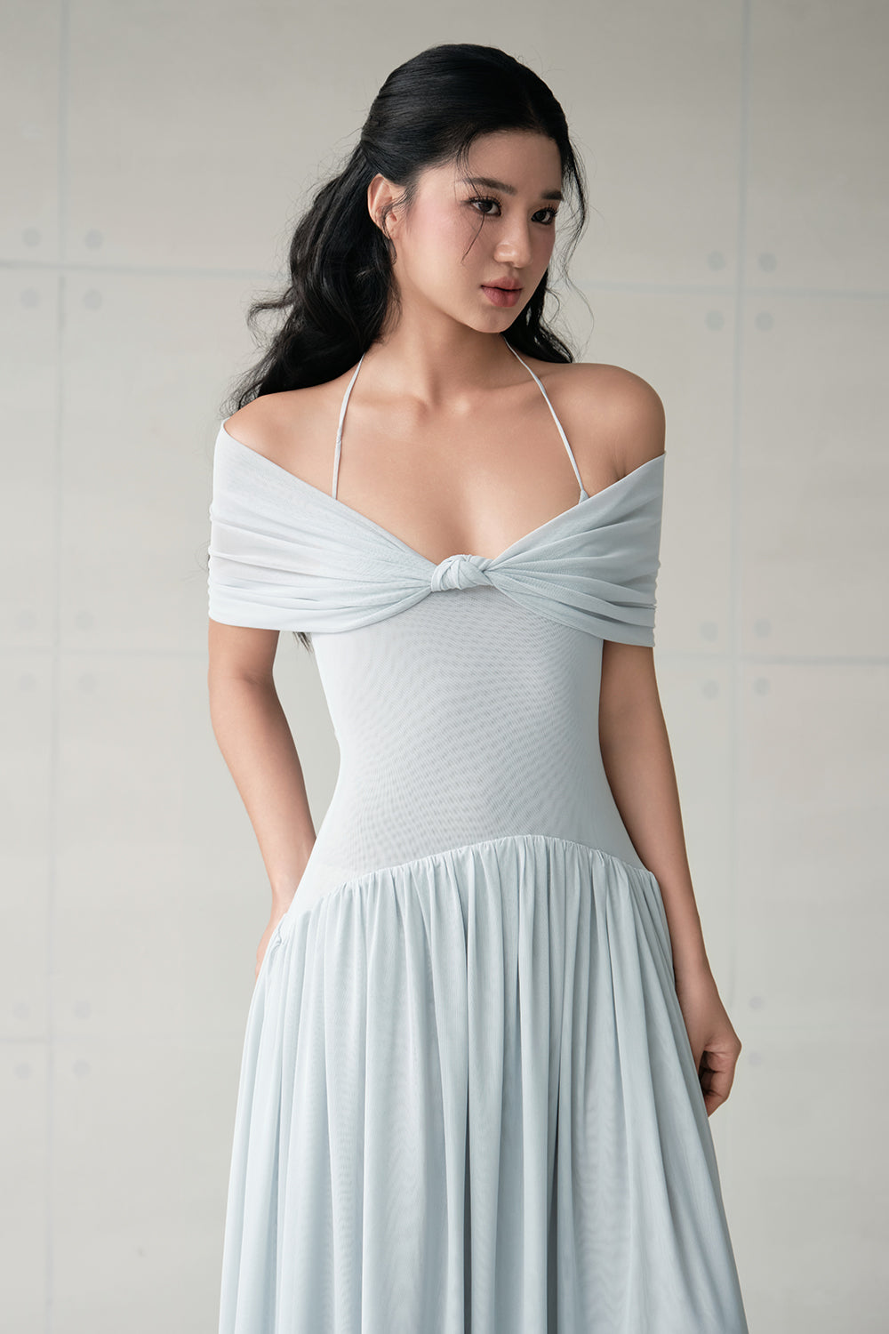 Ella Draped Maxi Dress