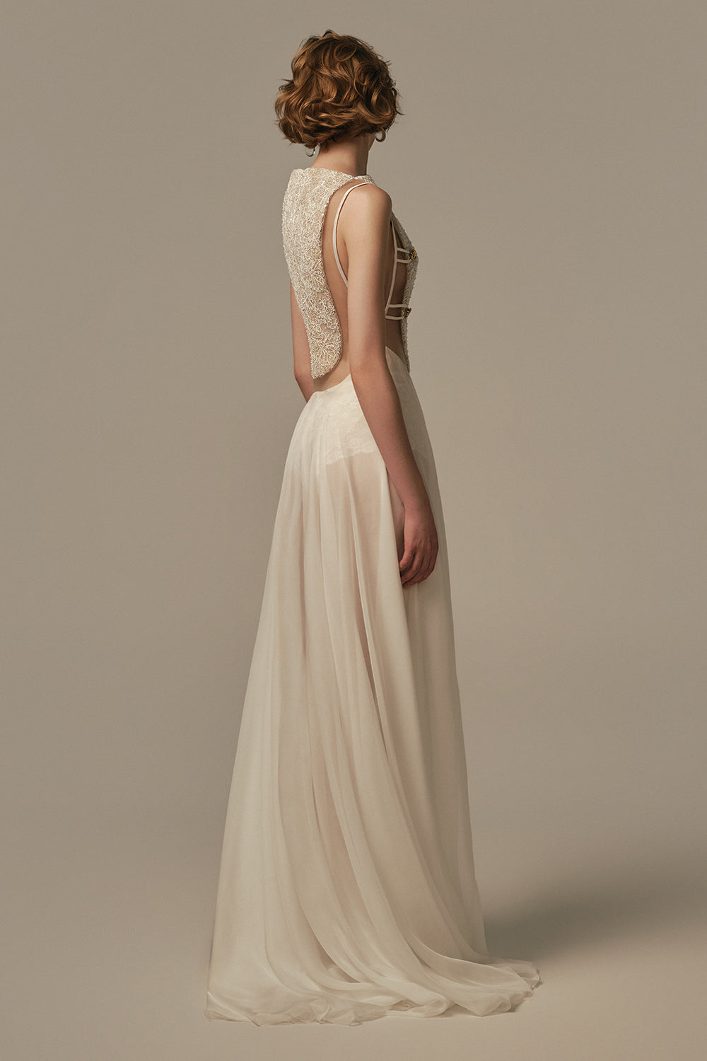 Songe Boat Neck Maxi Dress