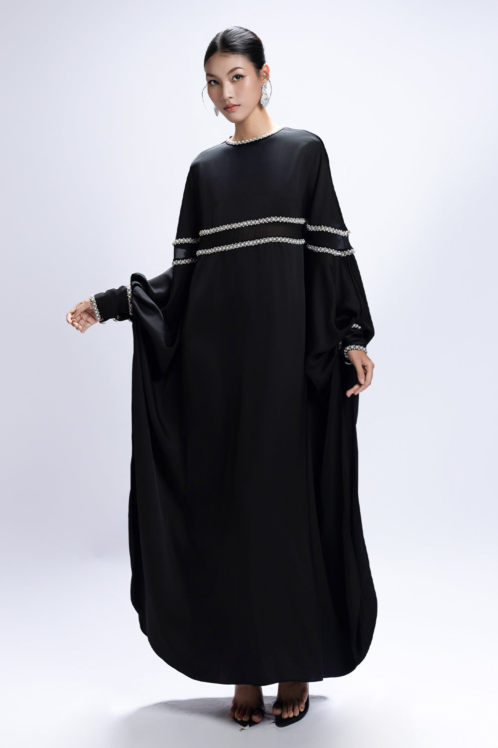Liora Cocoon Bead Maxi Dress