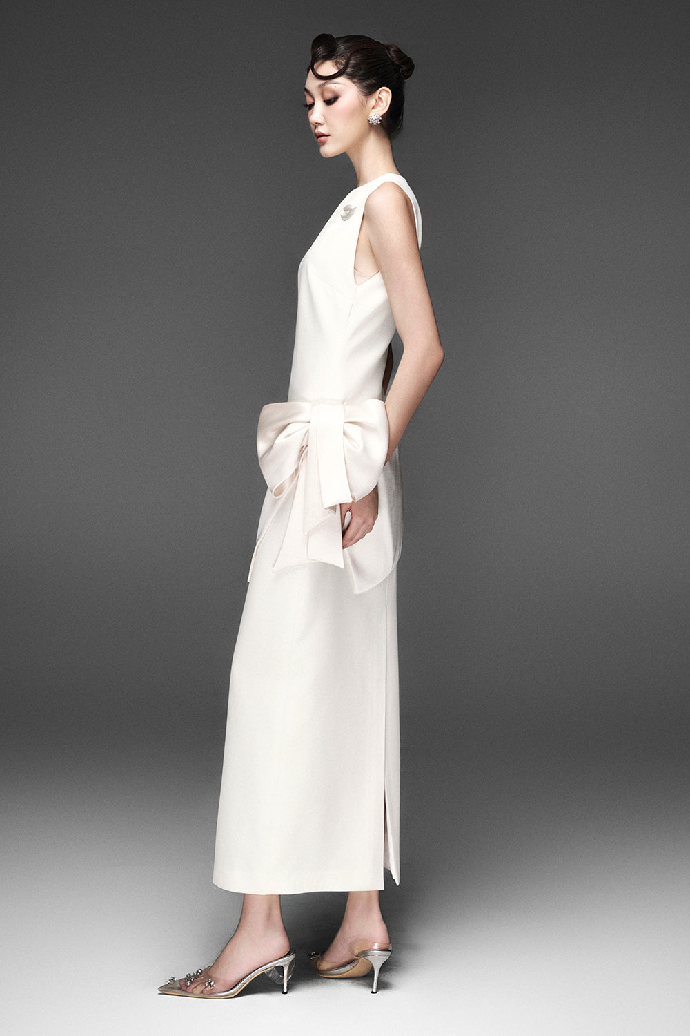 Lalia Ribbon Maxi Dress