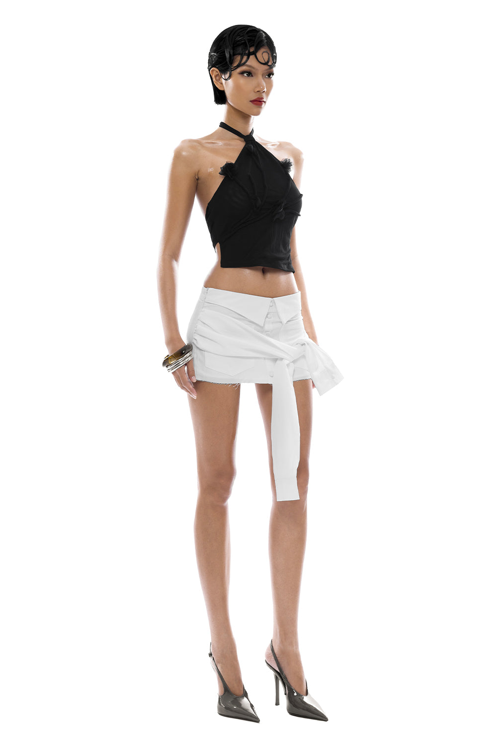 Dorothy Straight Button Skirt