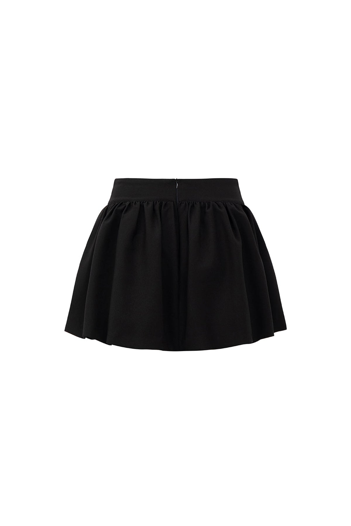Altemis Rose Fit and Flare High Waist Cotton Blend Mini Skirt