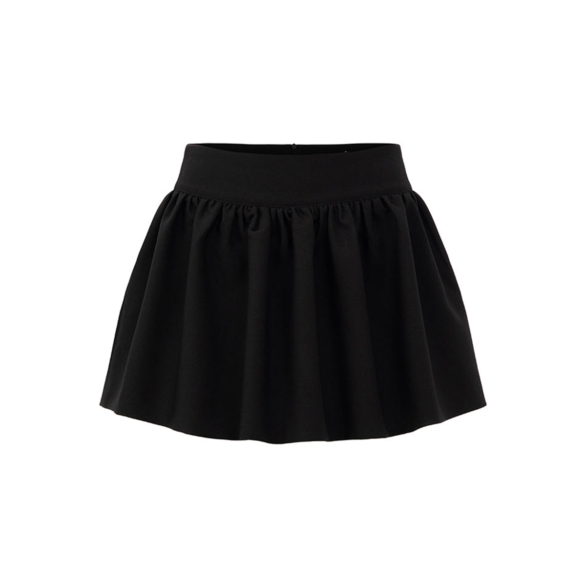 Altemis Rose Fit and Flare High Waist Cotton Blend Mini Skirt