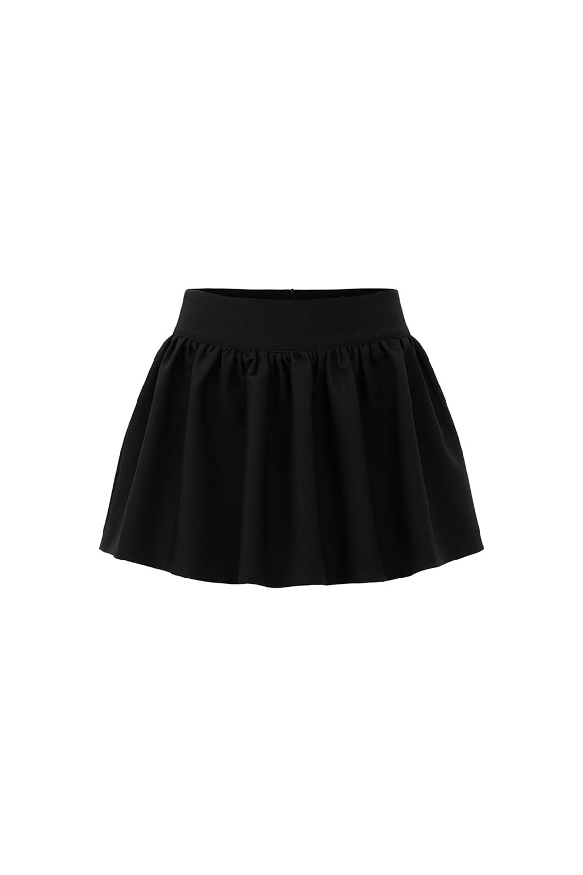Altemis Rose Fit and Flare High Waist Cotton Blend Mini Skirt