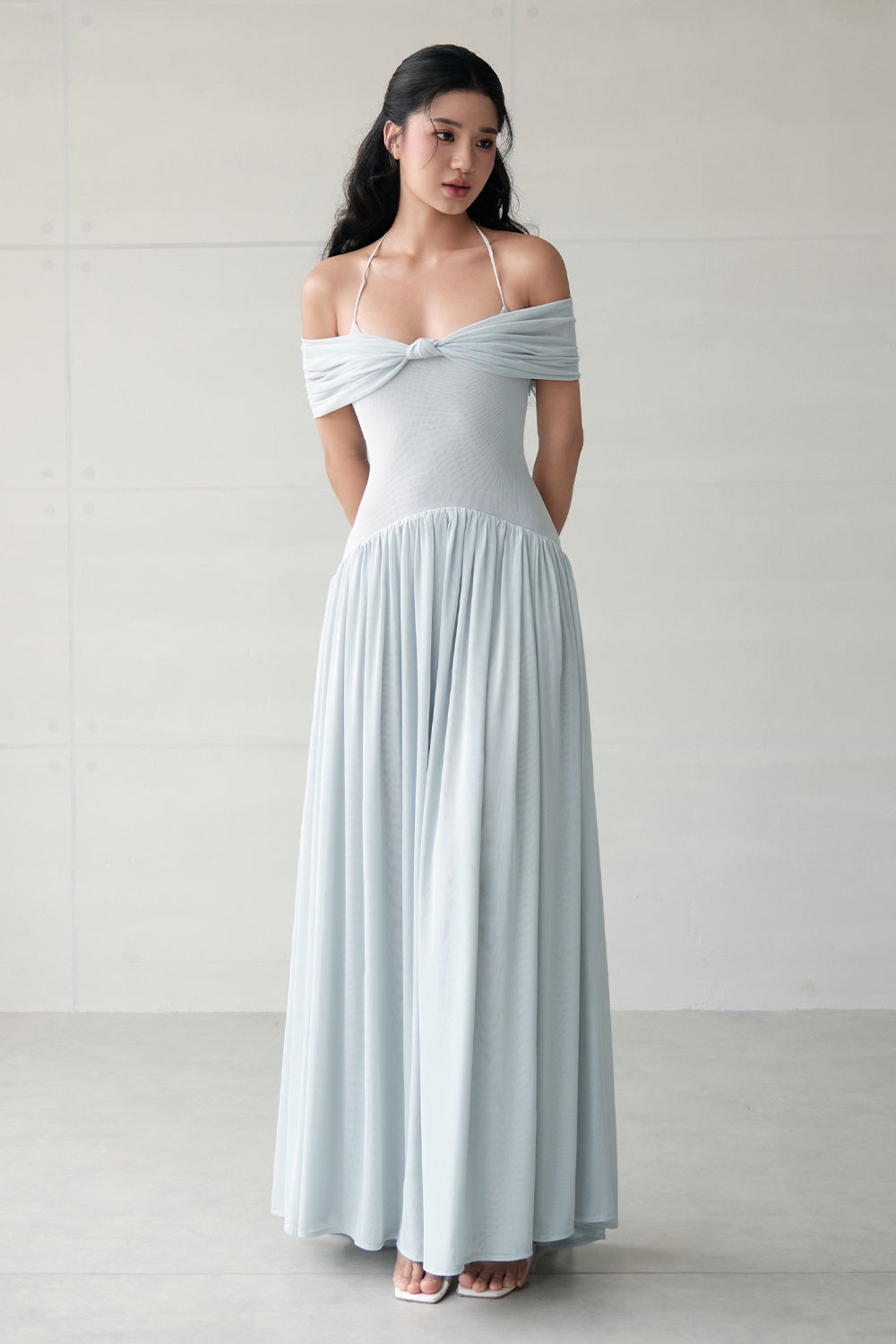 Ella Draped Maxi Dress