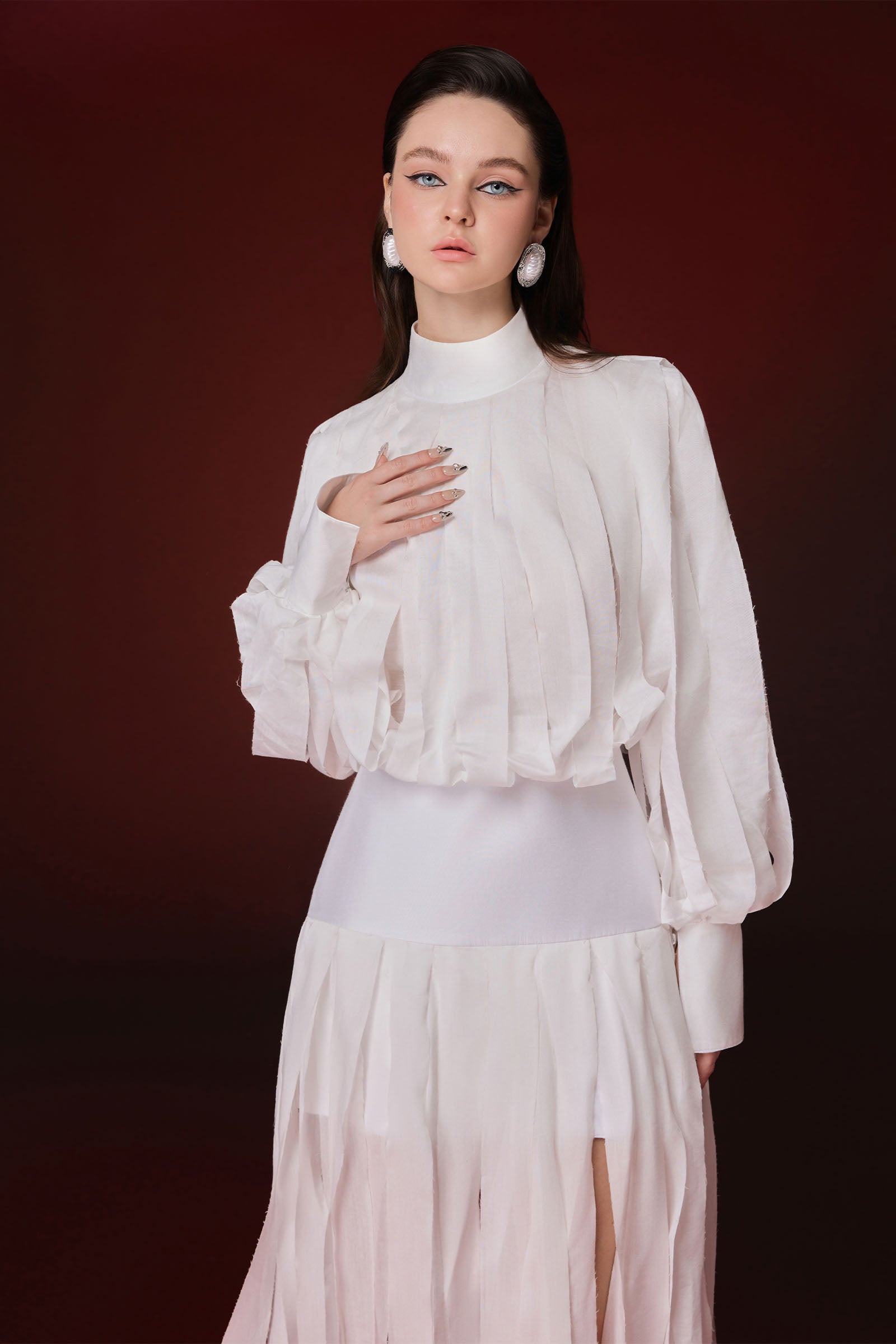 Marceline Pleated Maxi Dress