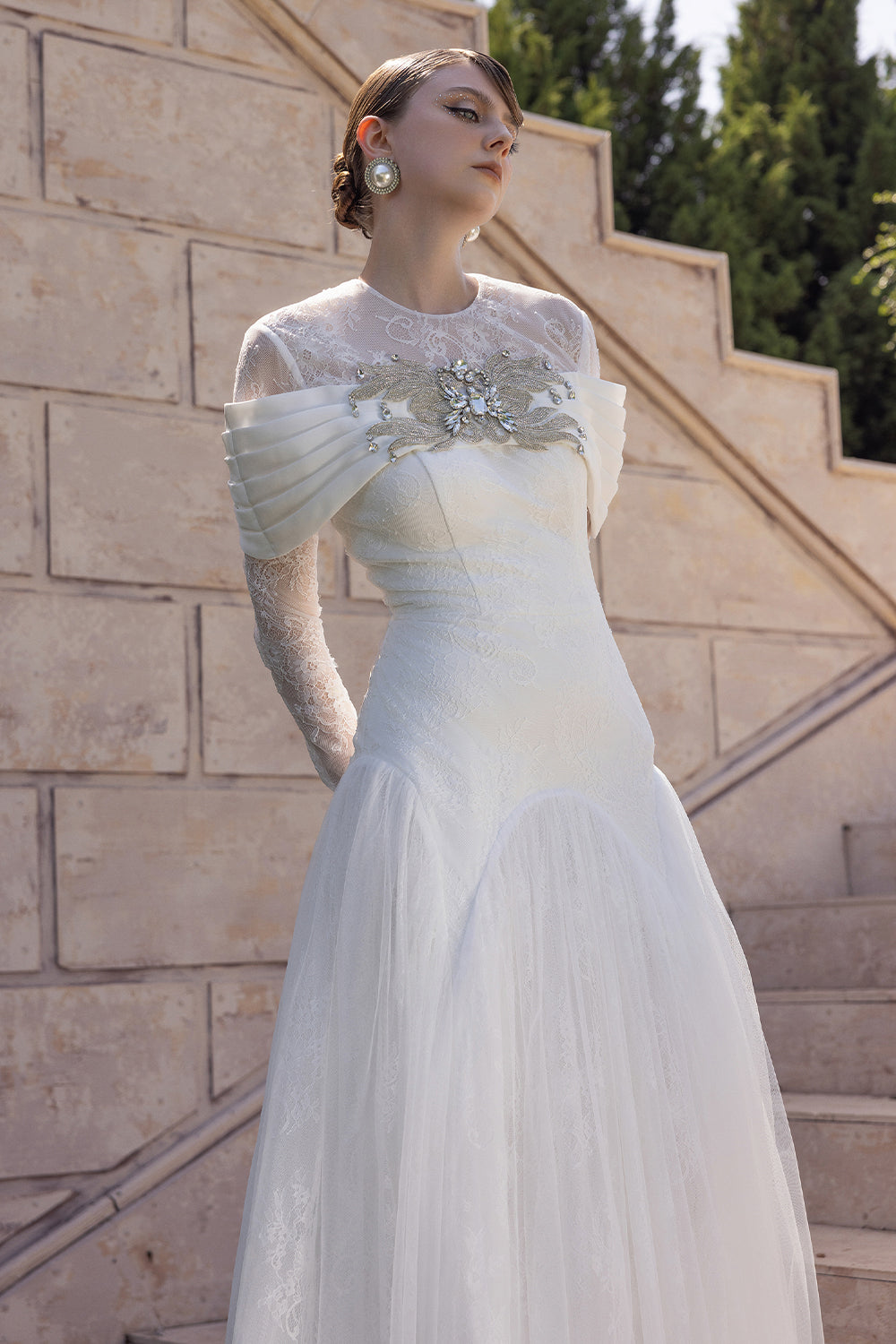 Clara Pleated Maxi Dress