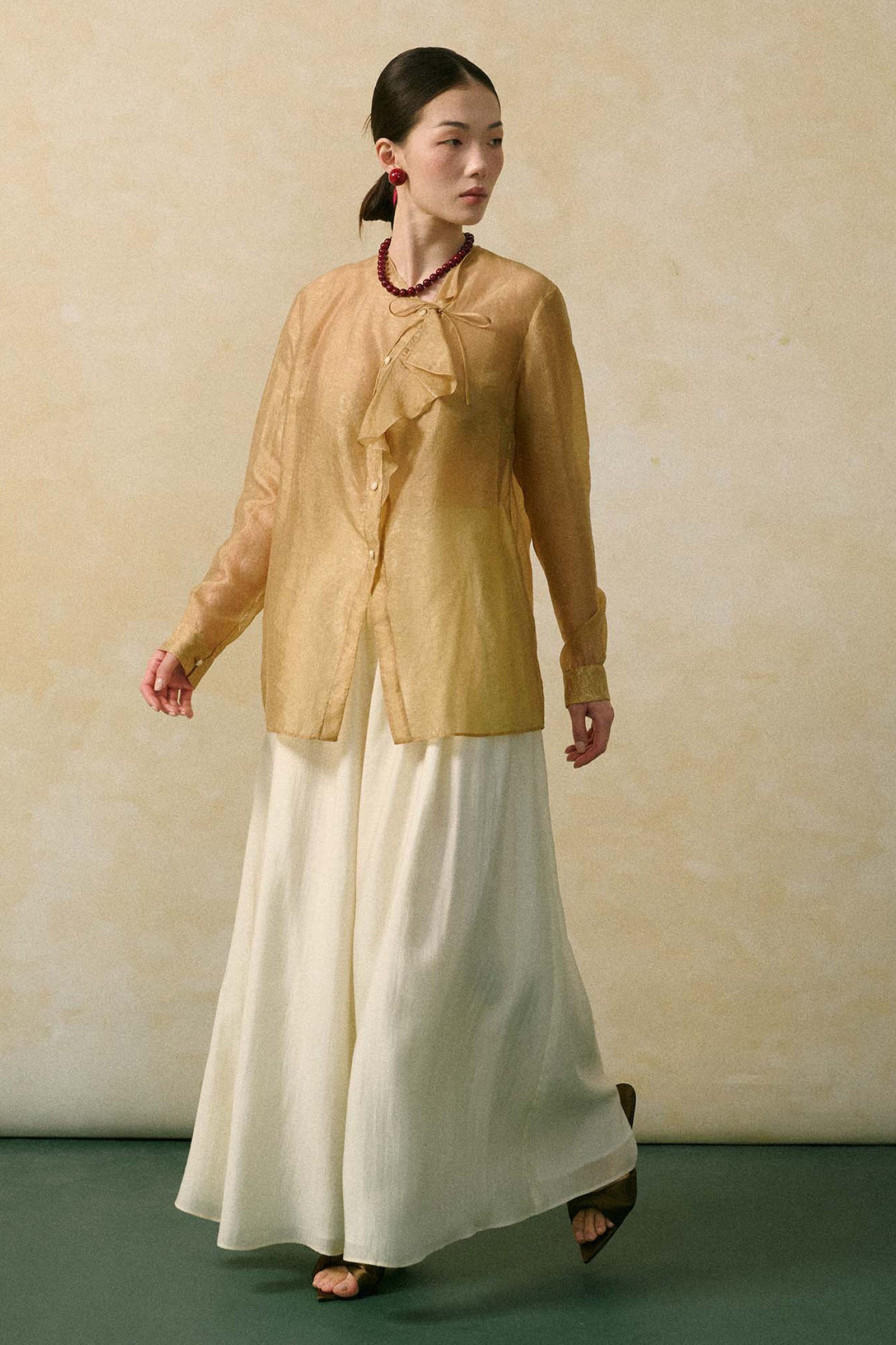 Hoang Yen Cuff Sleeve Shirt