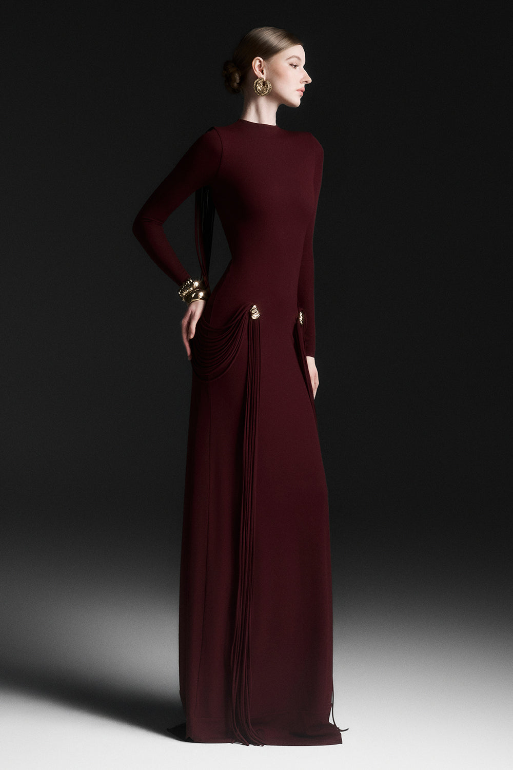 Avielle Metal Maxi Dress