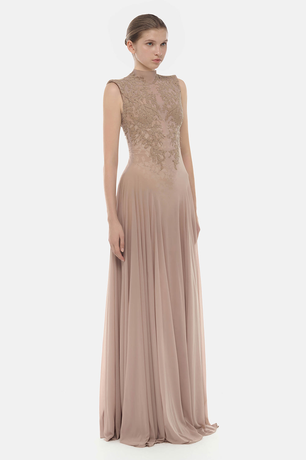 Aveline Embroidery Maxi Dress