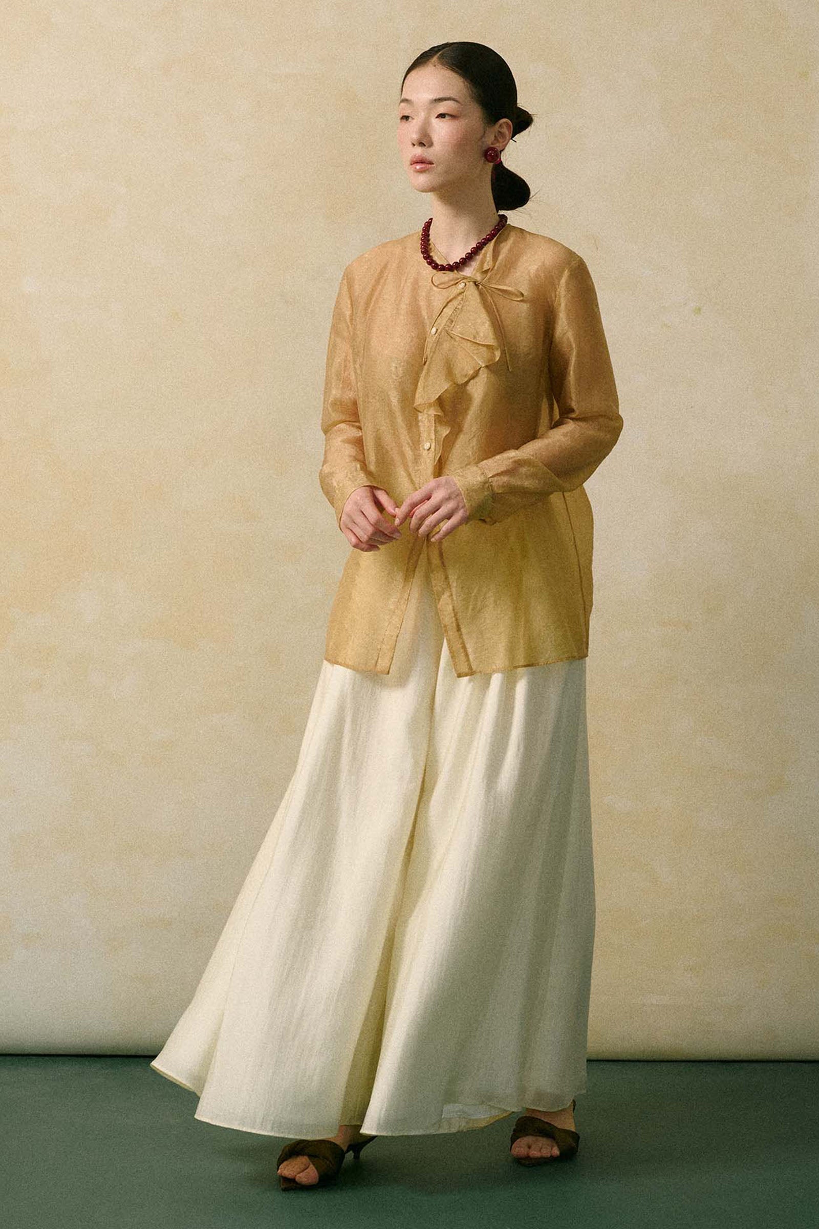 Hoang Yen Cuff Sleeve Shirt