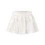 Altemis Rose Fit and Flare High Waist Cotton Blend Mini Skirt