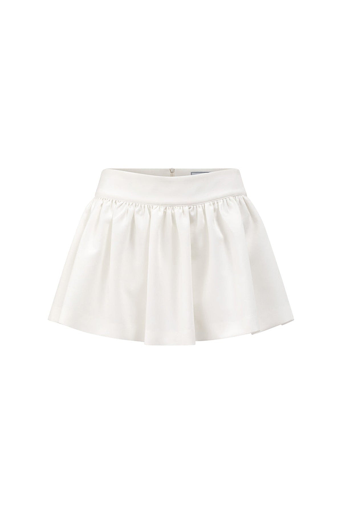 Altemis Rose Fit and Flare High Waist Cotton Blend Mini Skirt