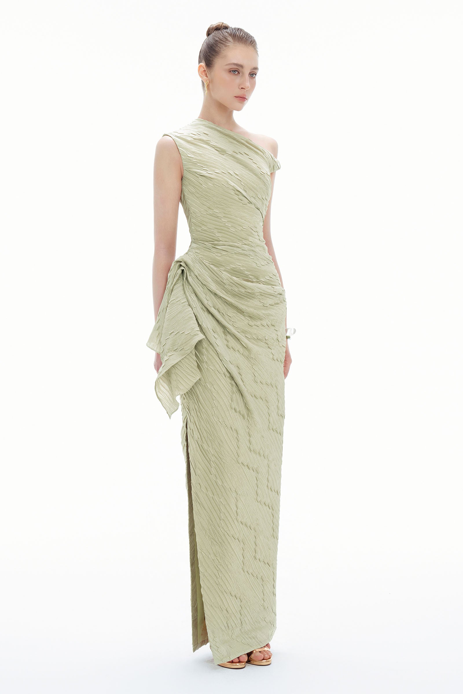 Oliver Ruched Maxi Dress