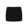 Daffodils Straight Basic Crepe Mini Skirt