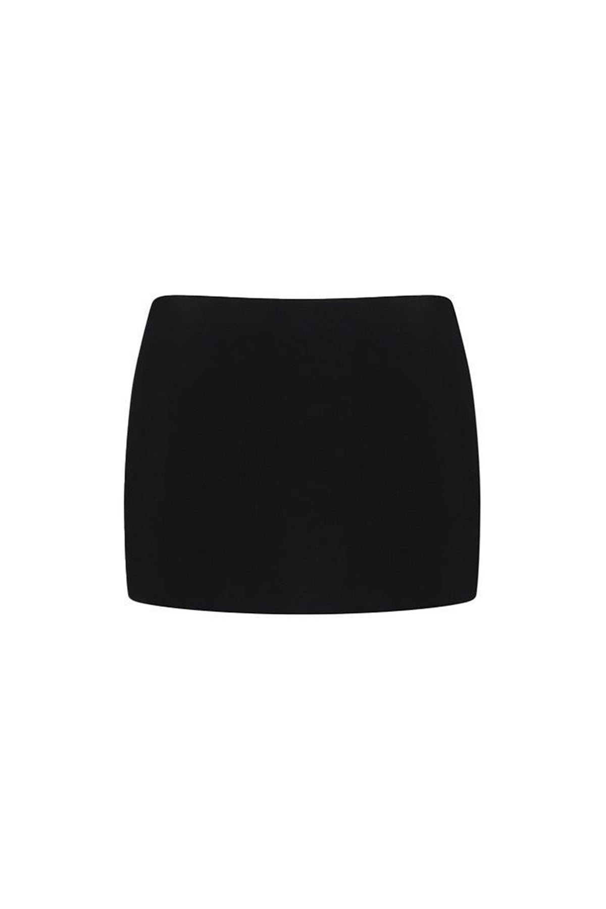 Daffodils Straight Basic Crepe Mini Skirt