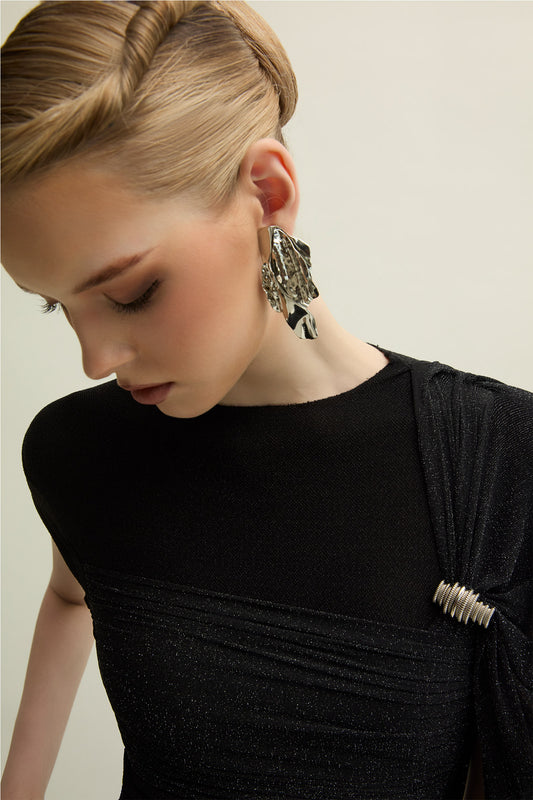 Freya Mermaid Draped Maxi Dress