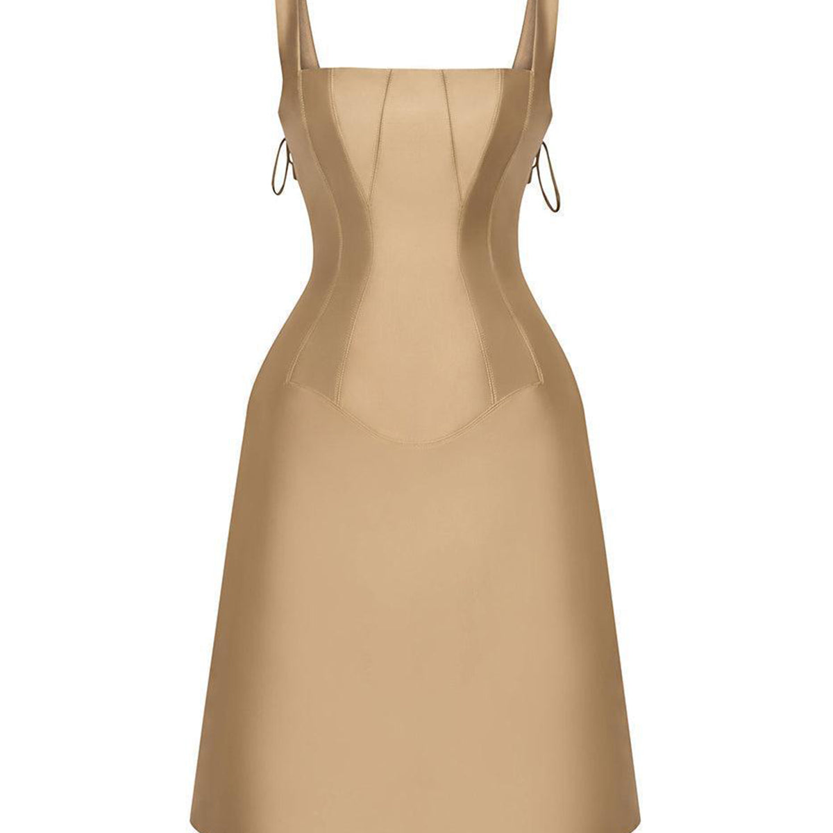 Emma A-line Strappy Polycotton Knee-length Dress