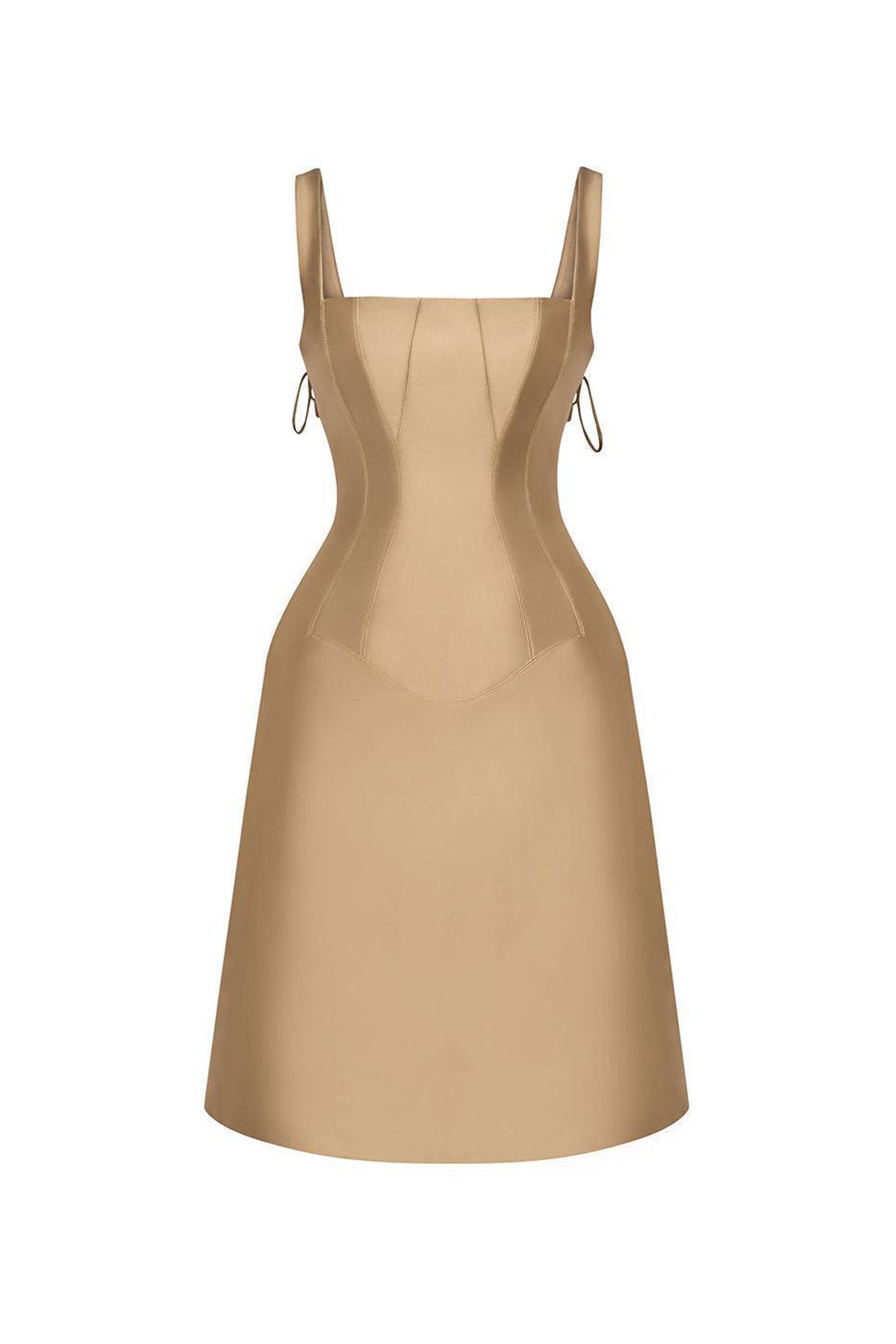 Emma A-line Strappy Polycotton Knee-length Dress