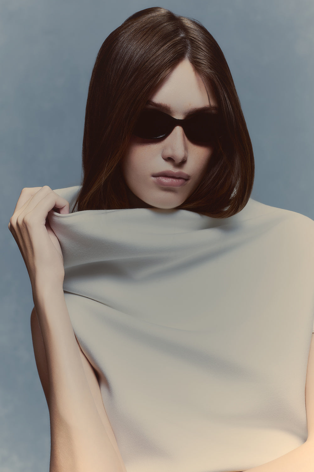 Sina Asymmetric Sleeve Top