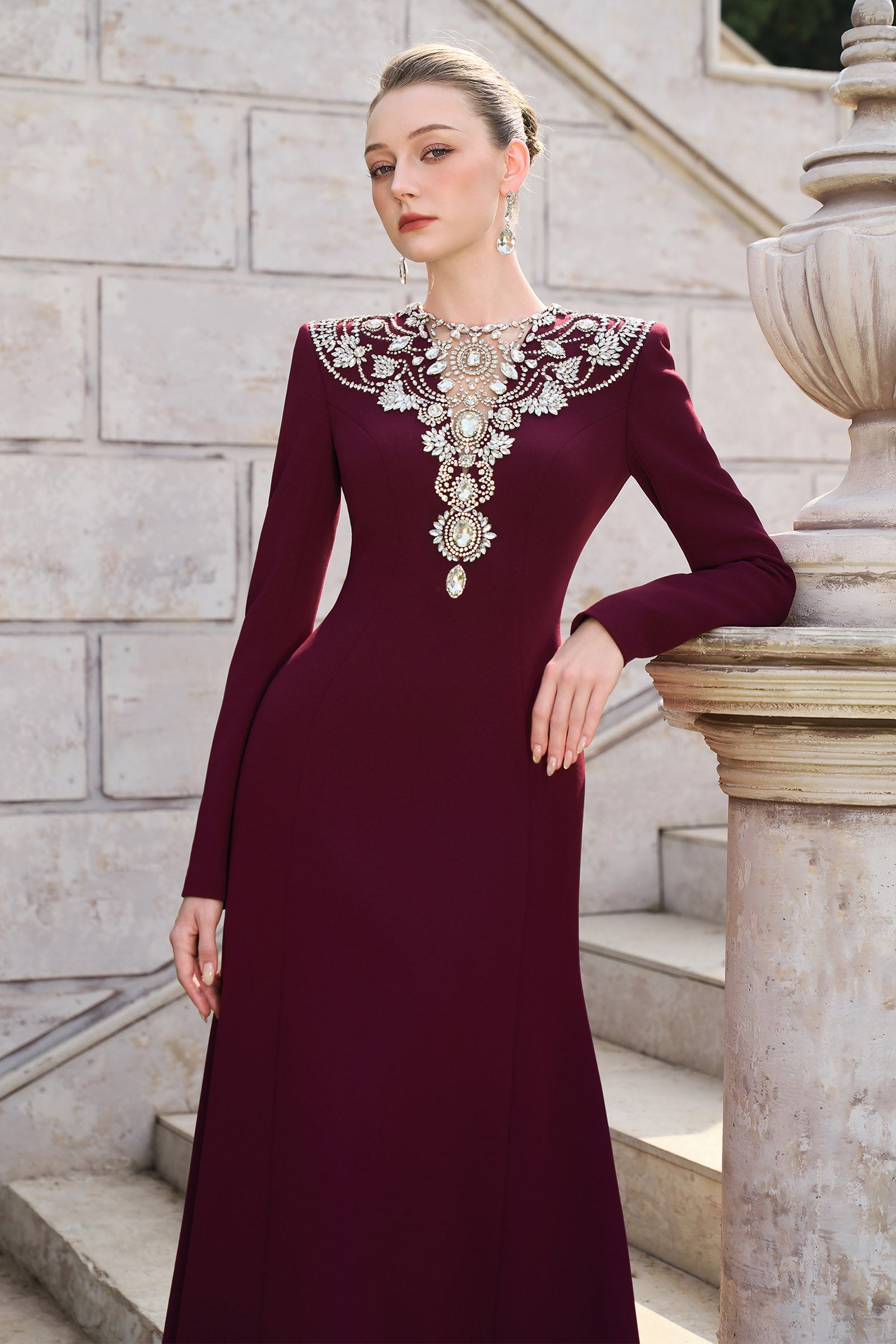 Faith Bead Maxi Dress