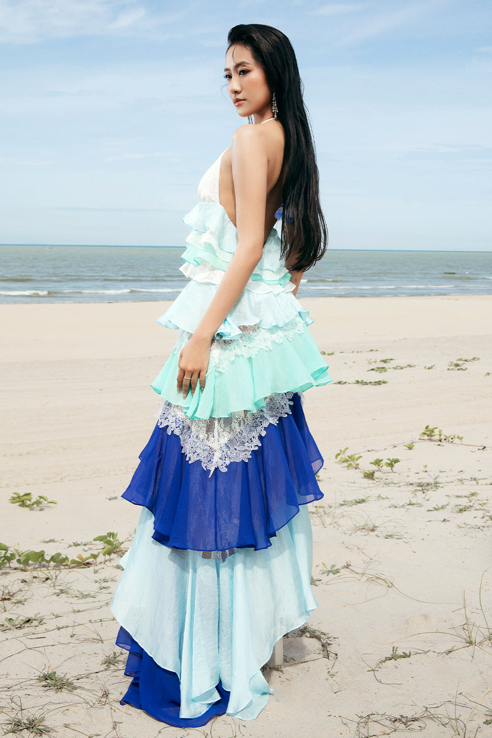 Farielle Ruffle Maxi Dress