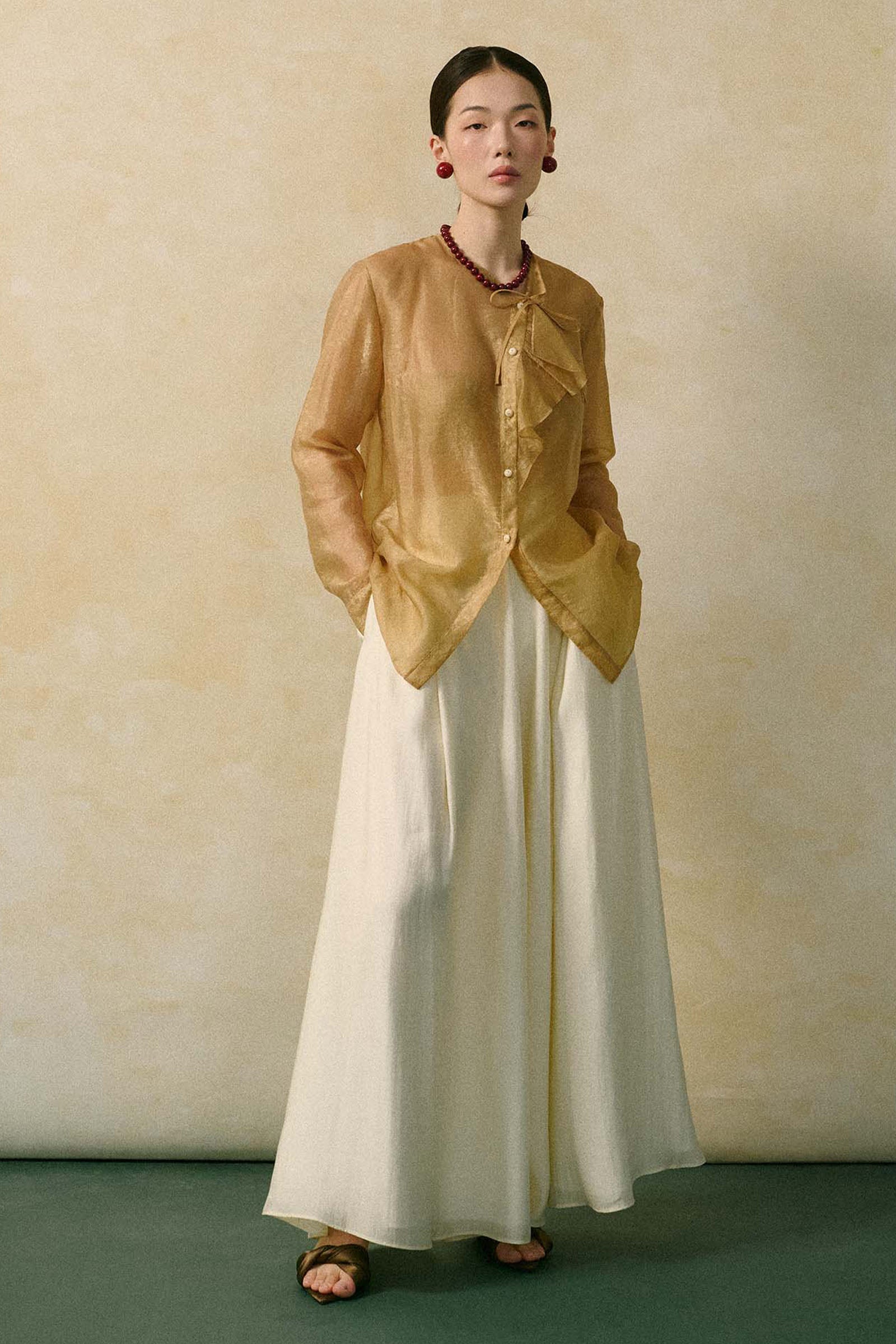 Hoang Yen Cuff Sleeve Shirt