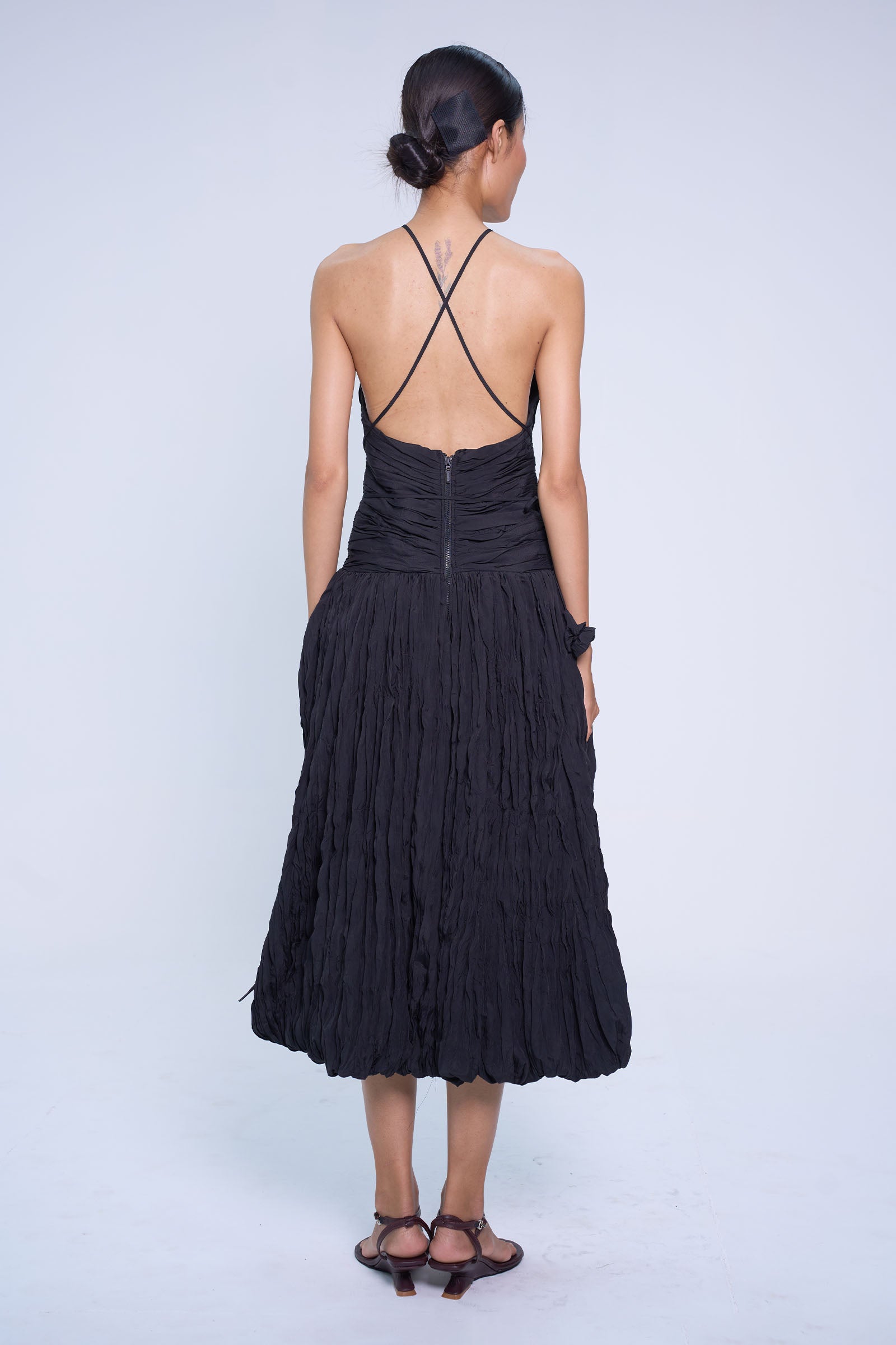 Boi Thu Bubble Midi Dress