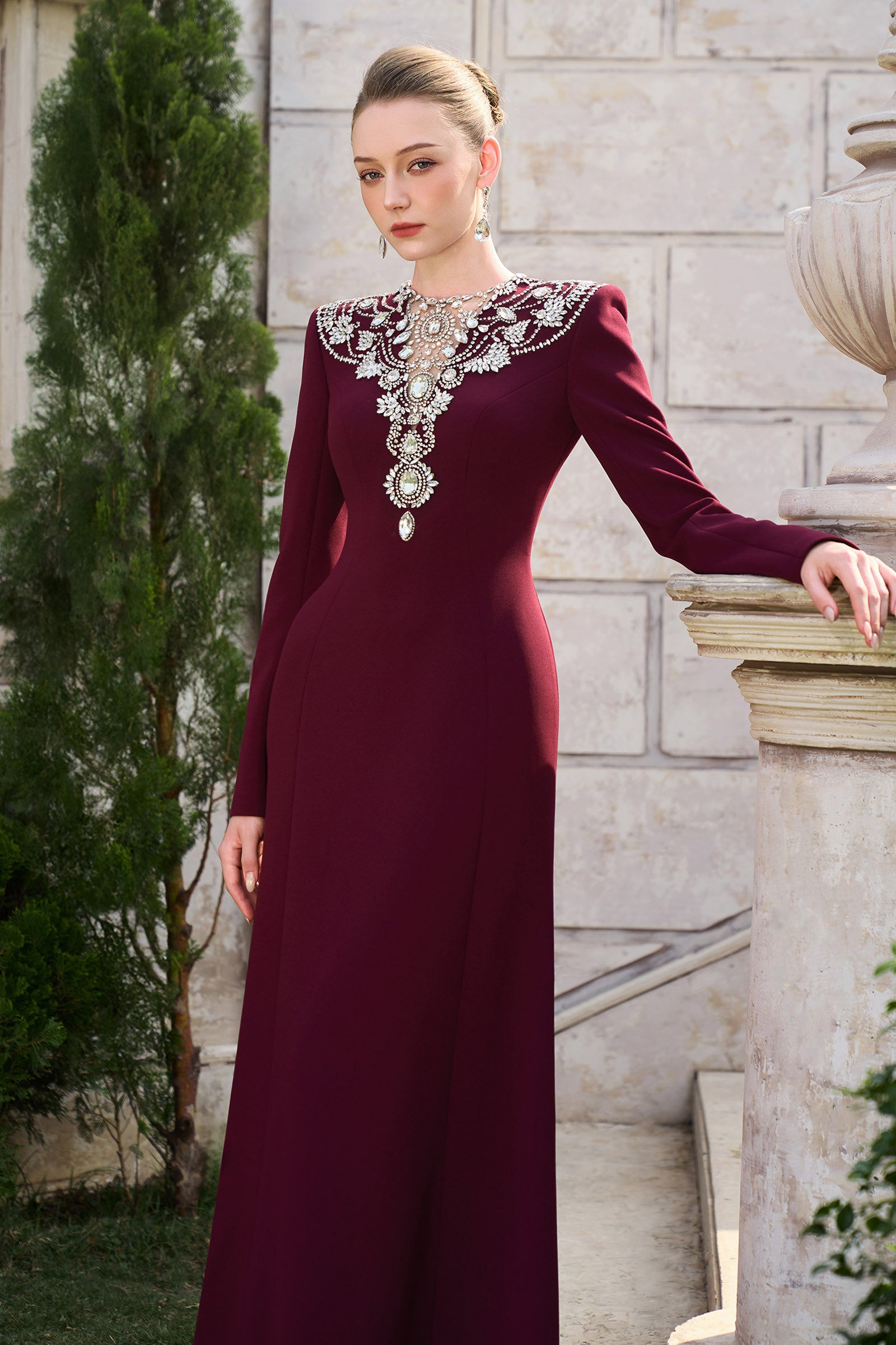 Faith Bead Maxi Dress