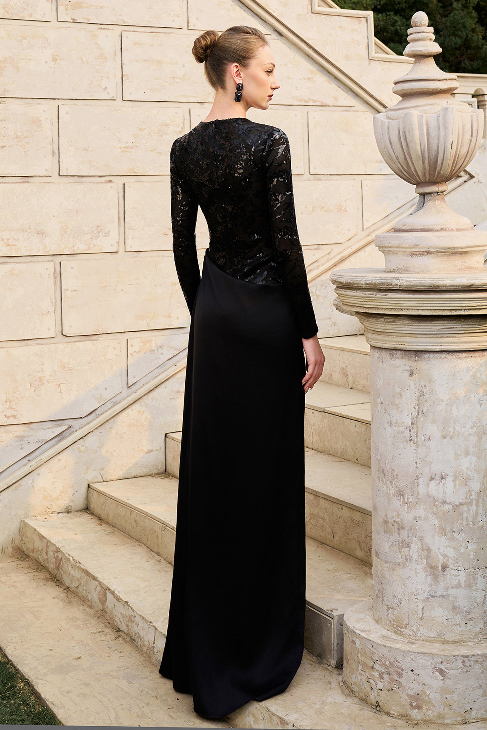 Lucia Draped Maxi Dress