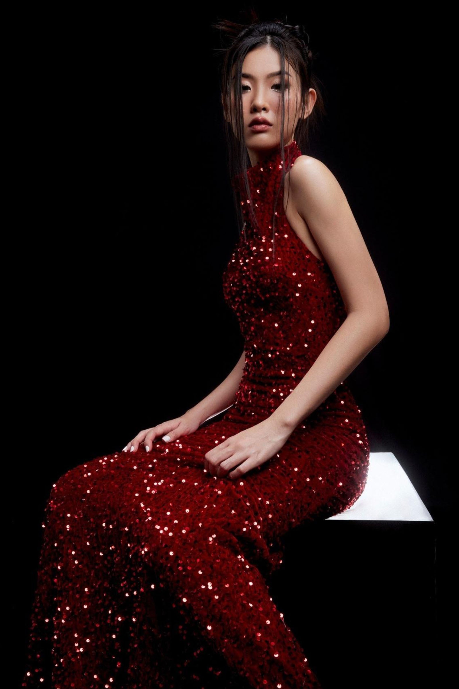 New Moon Sequin Maxi Dress