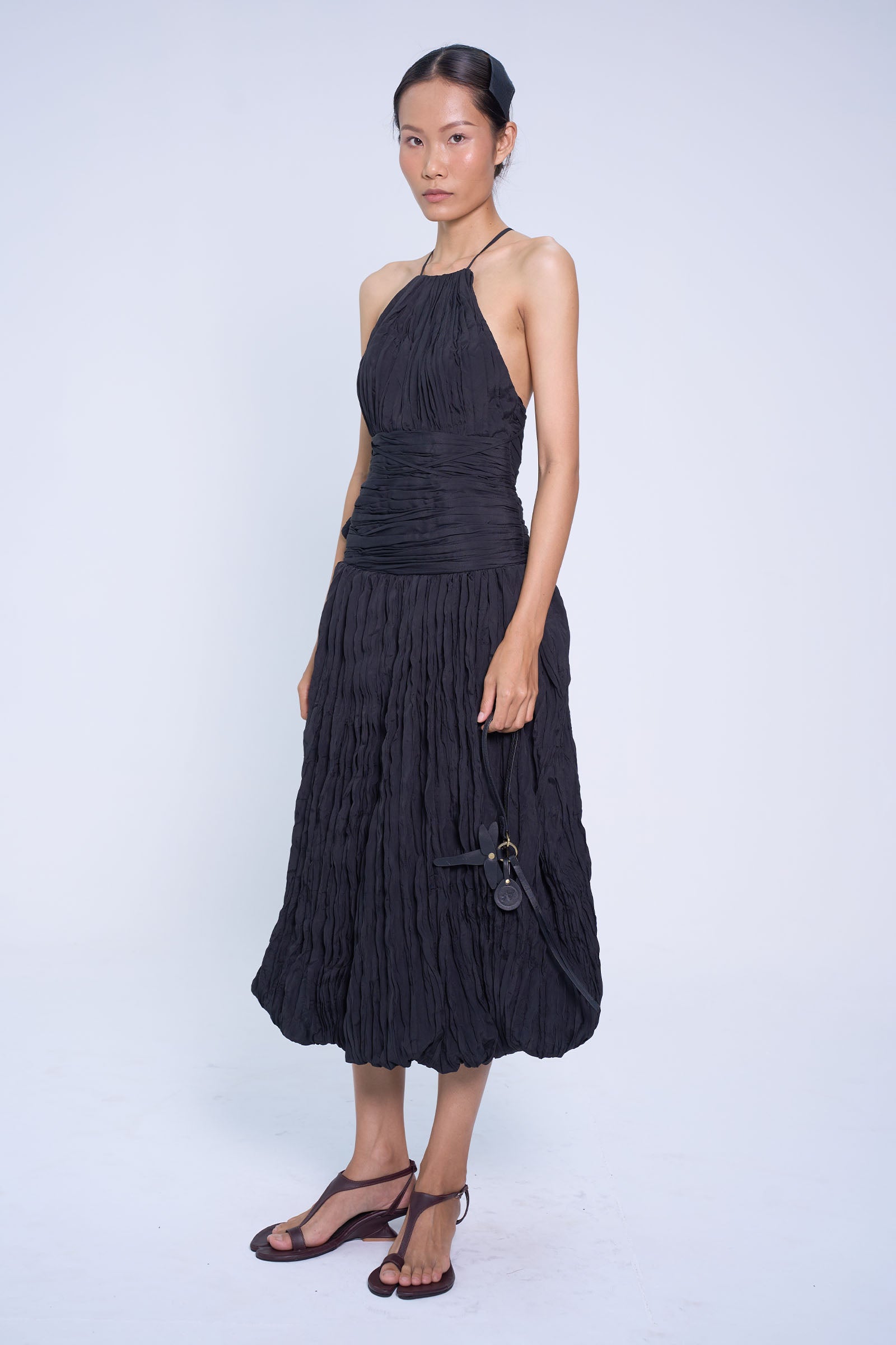Boi Thu Bubble Midi Dress