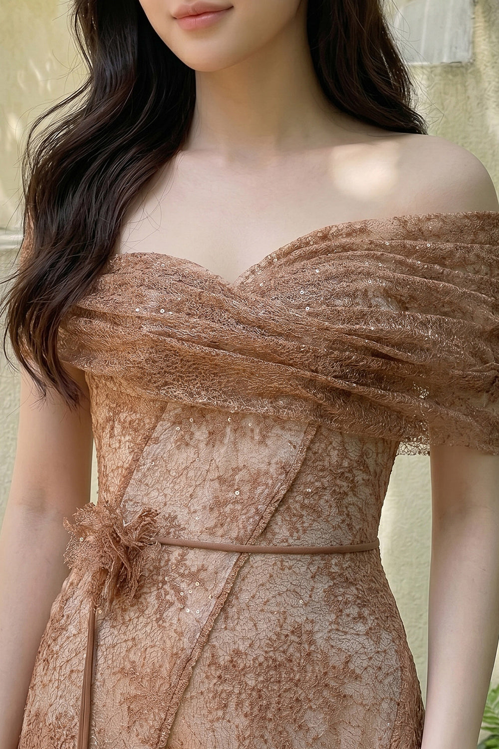 Aurelia Off-Shoulder Midi Dress