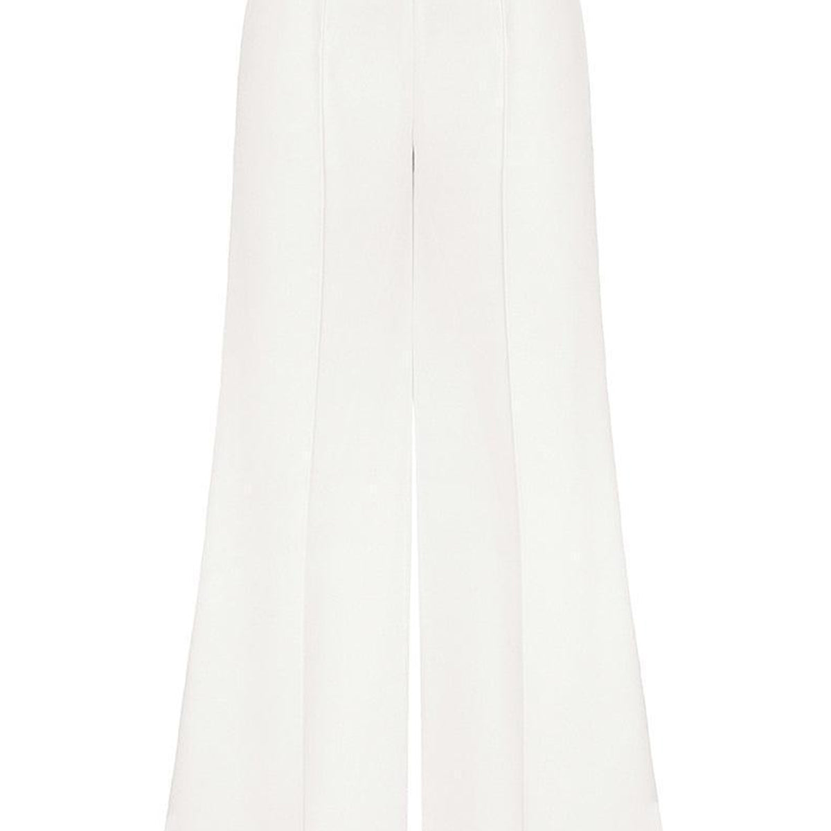 Glory Flared Ribbed Polycotton Floor Length Pants