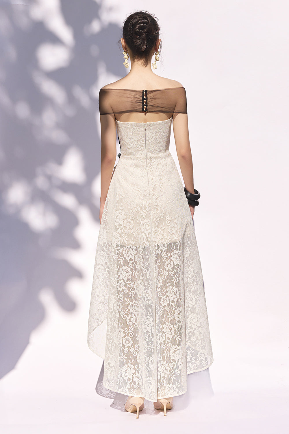 Talia Asymmetric Midi Dress