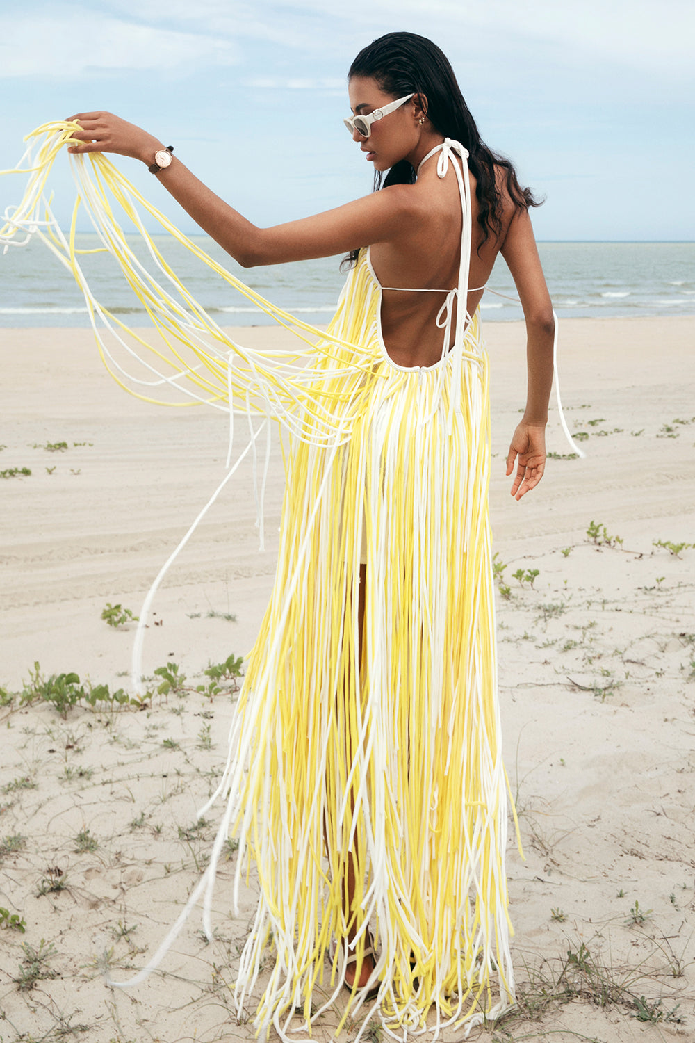 Adaira Fringe Maxi Dress