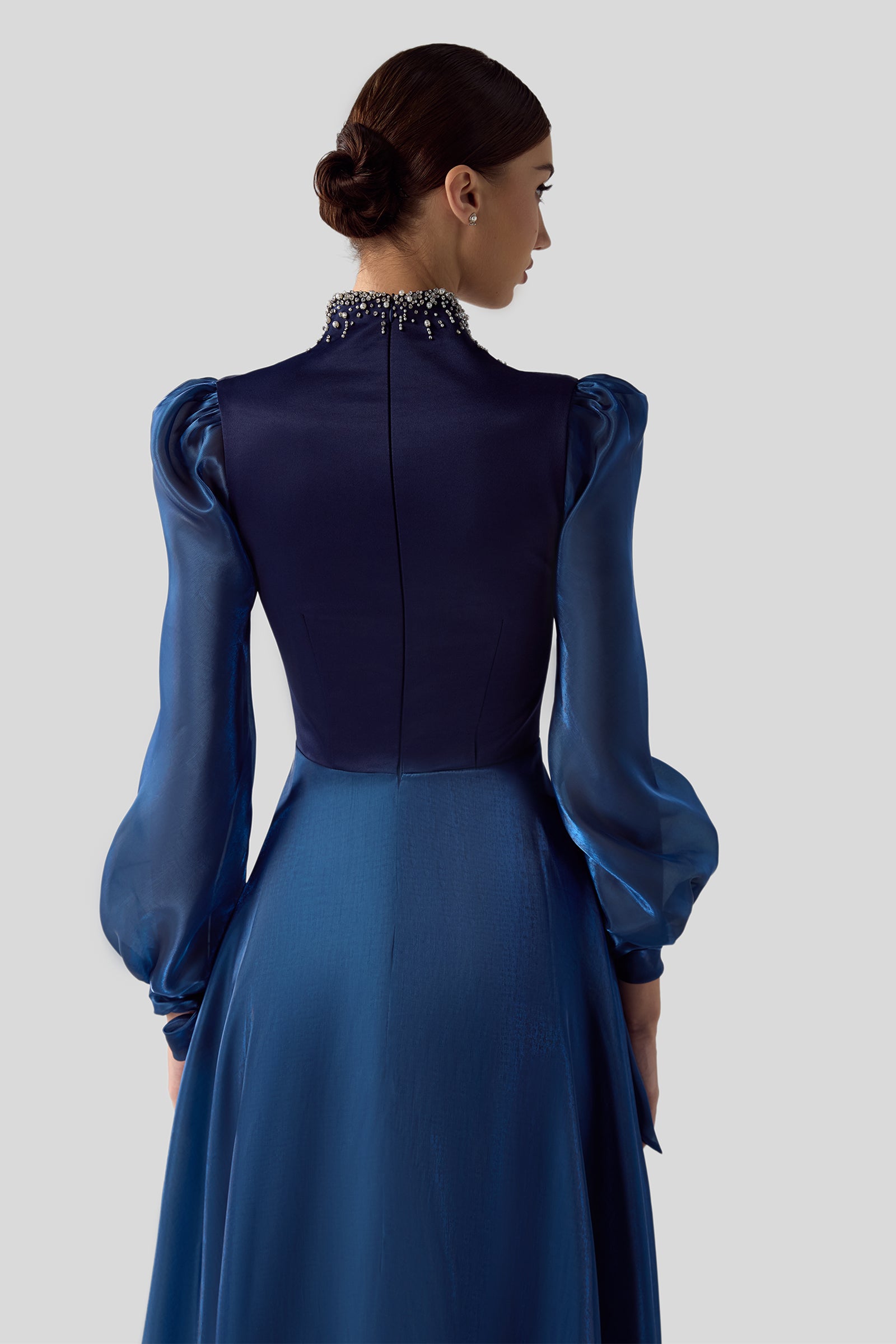 Duchess Bishop Sleeve Maxi Dress