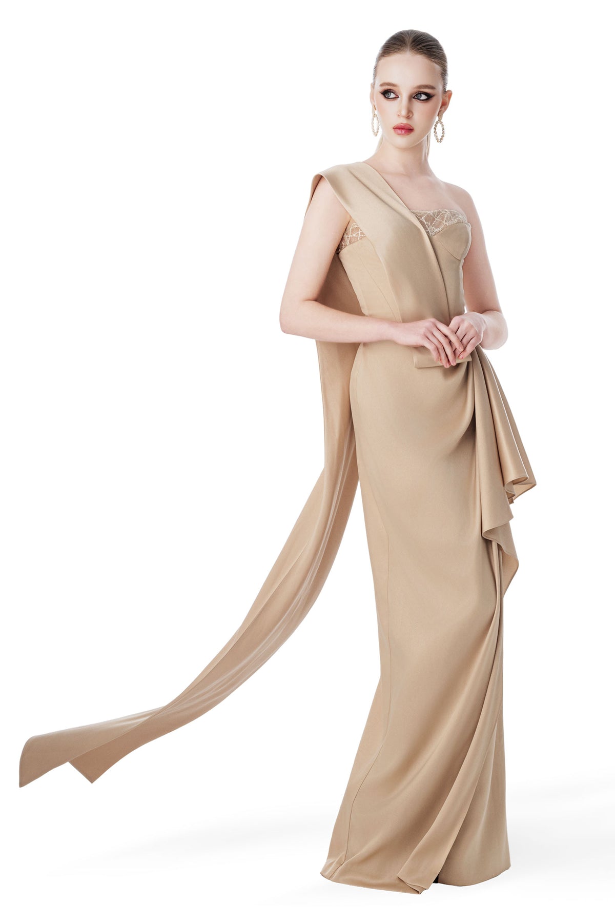 Aurelia One Shoulder Maxi Dress