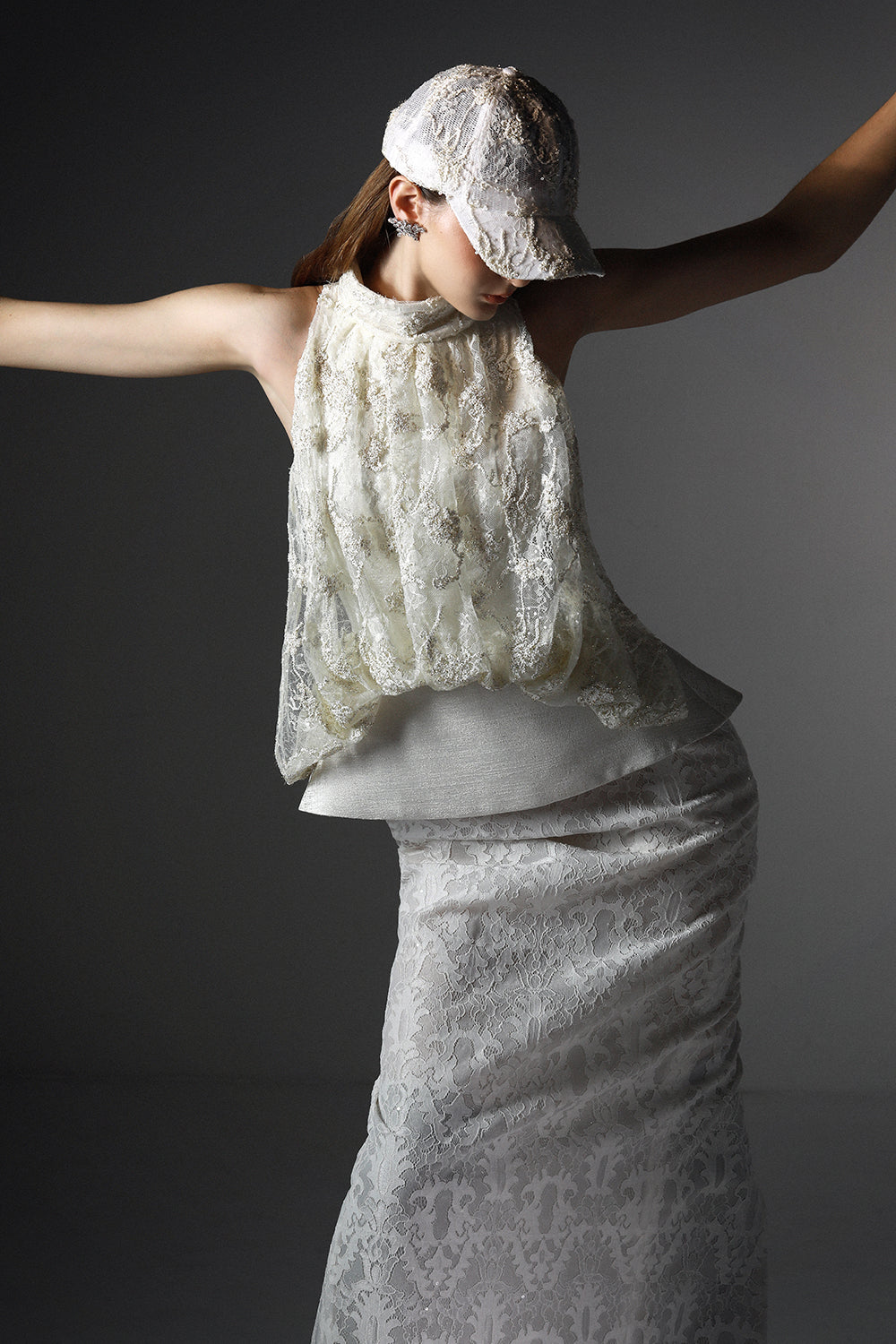 Edelweiss Peplum Maxi Dress