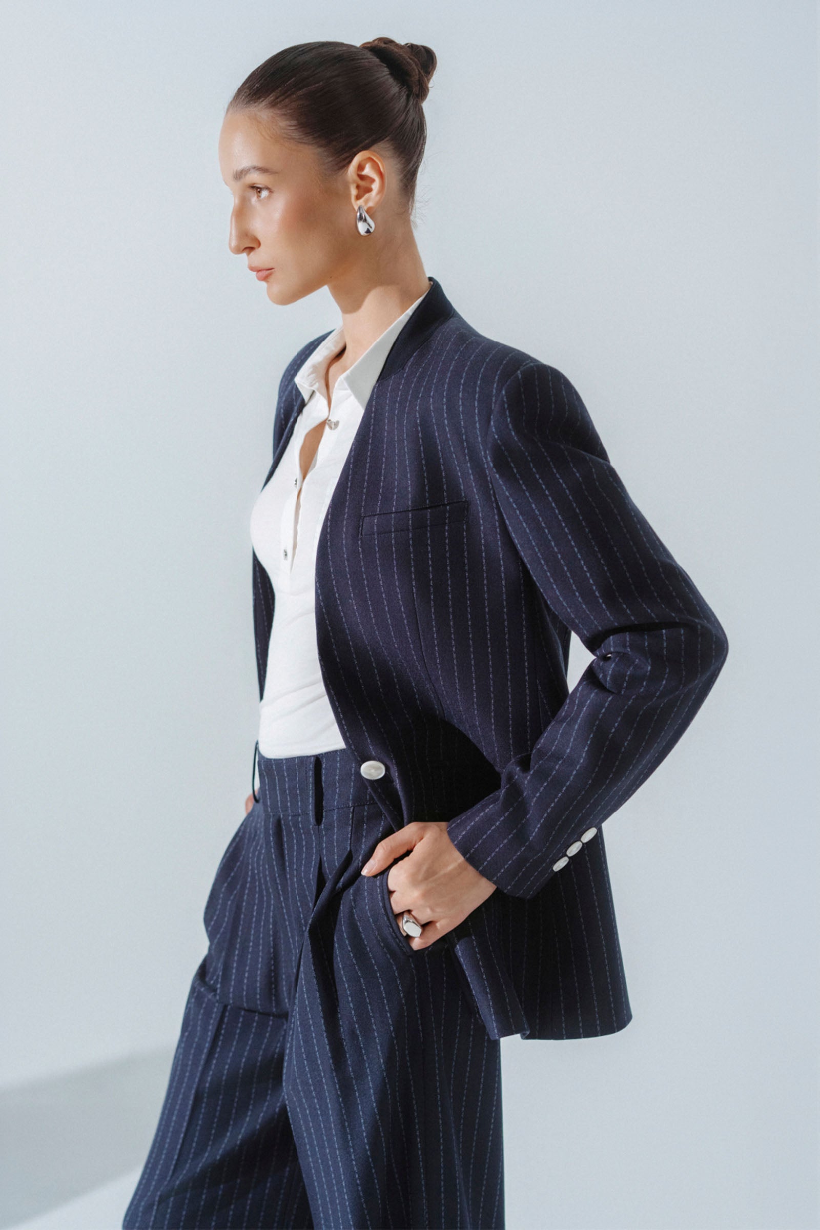 Floe Lapelless Blazer