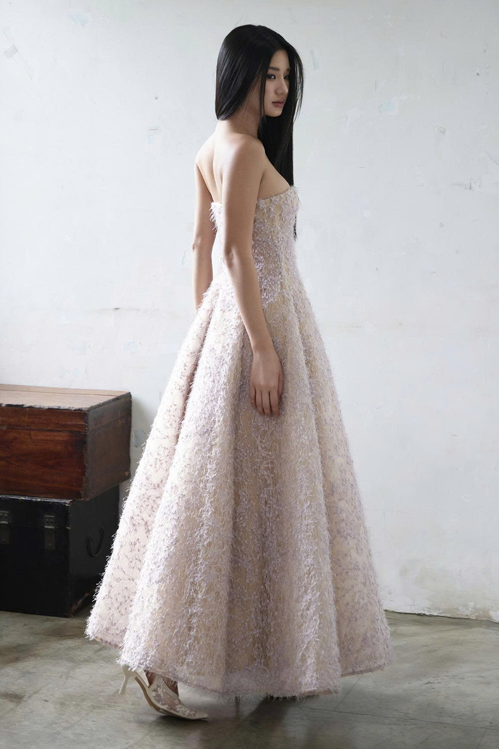 Cindy Straight Across Midi Dress