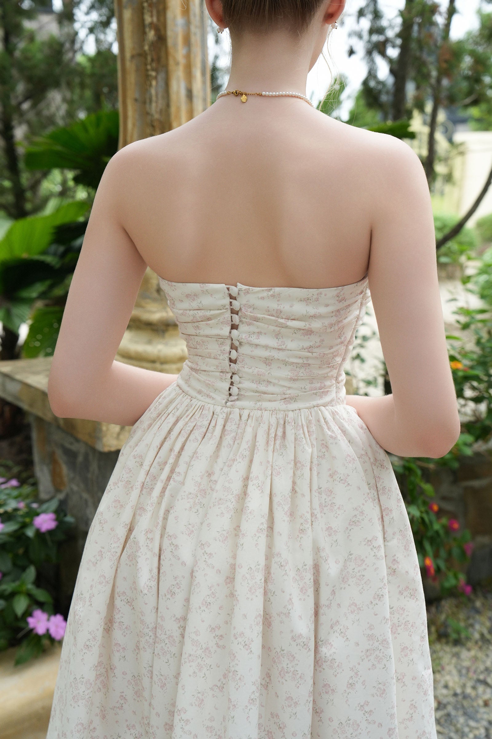 Fairyblush Sweetheart Midi Dress