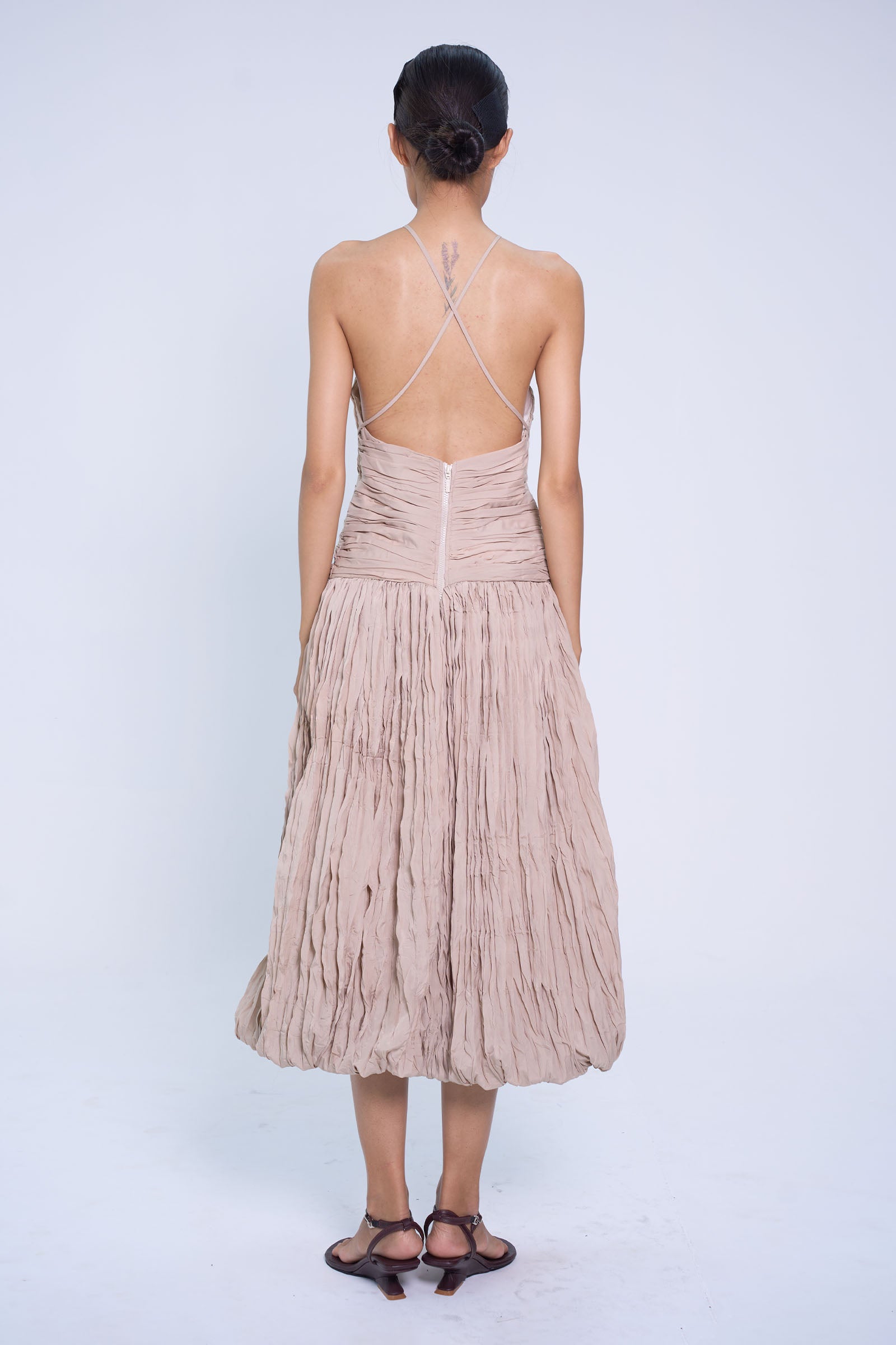Boi Thu Bubble Midi Dress