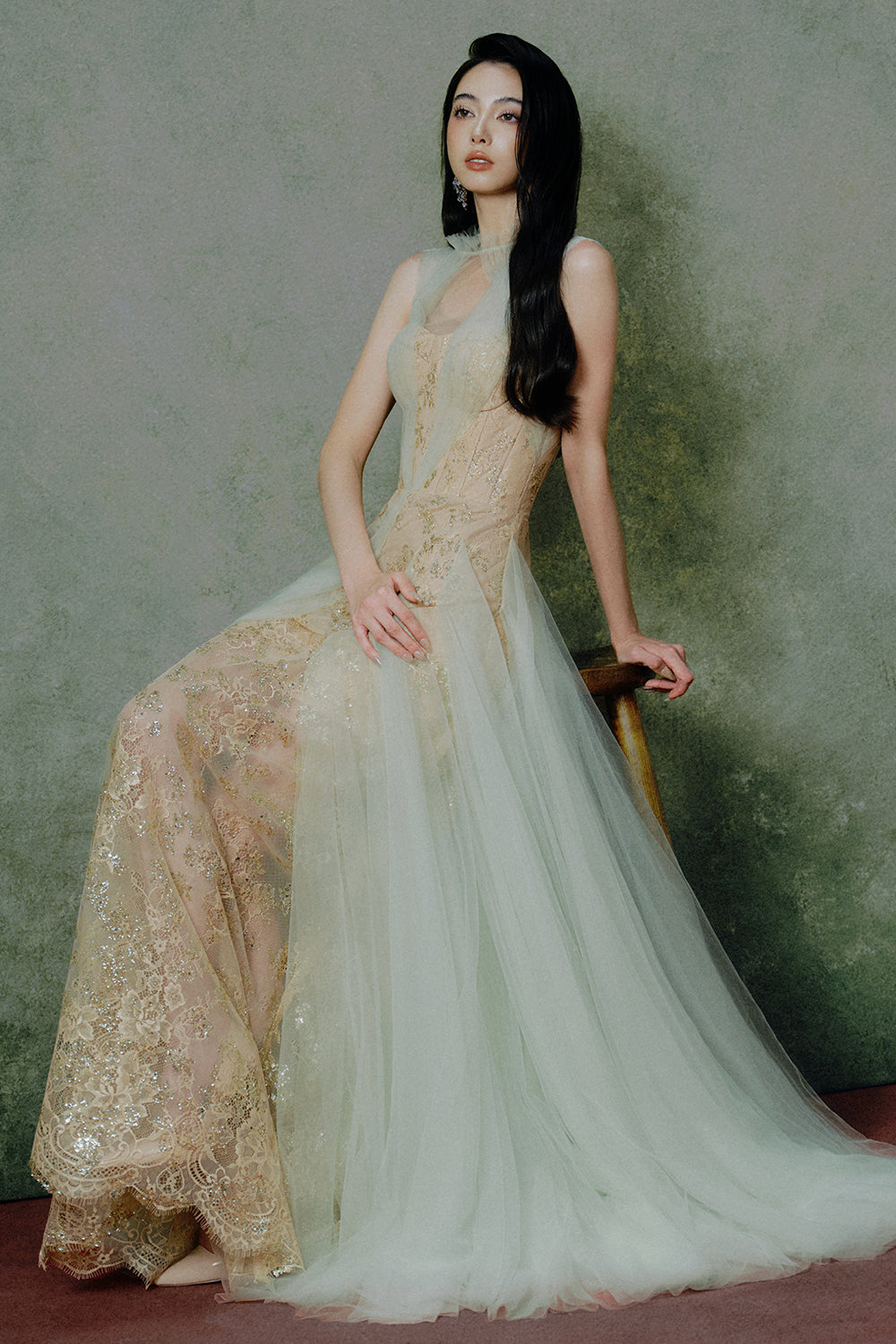 Dorée Embroidery Maxi Dress