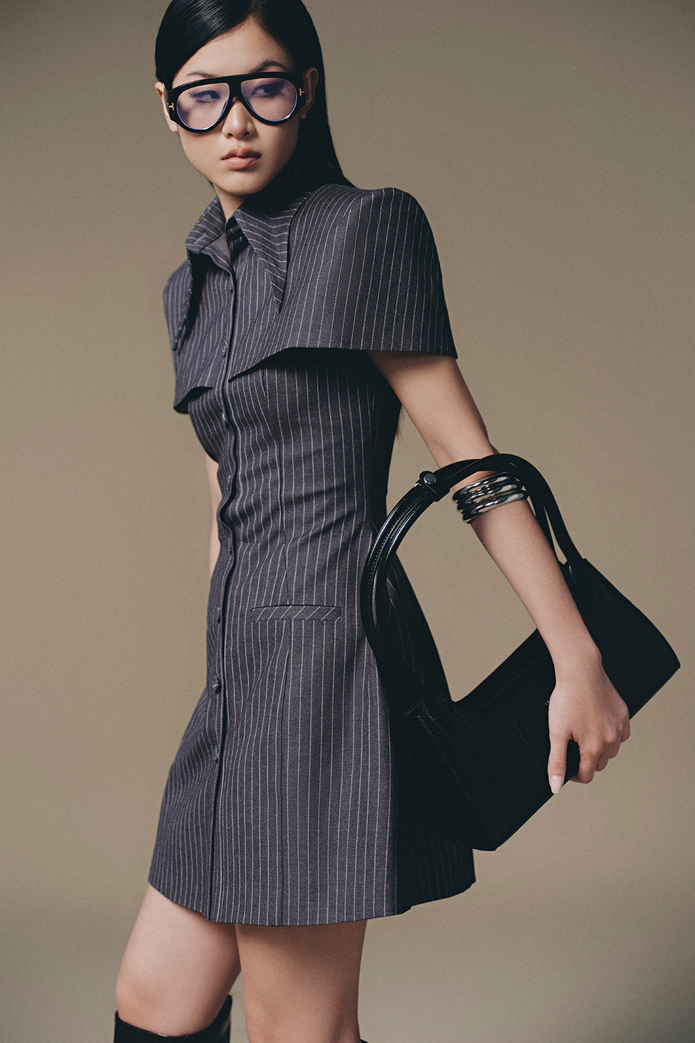 Adair Collared Mini Dress