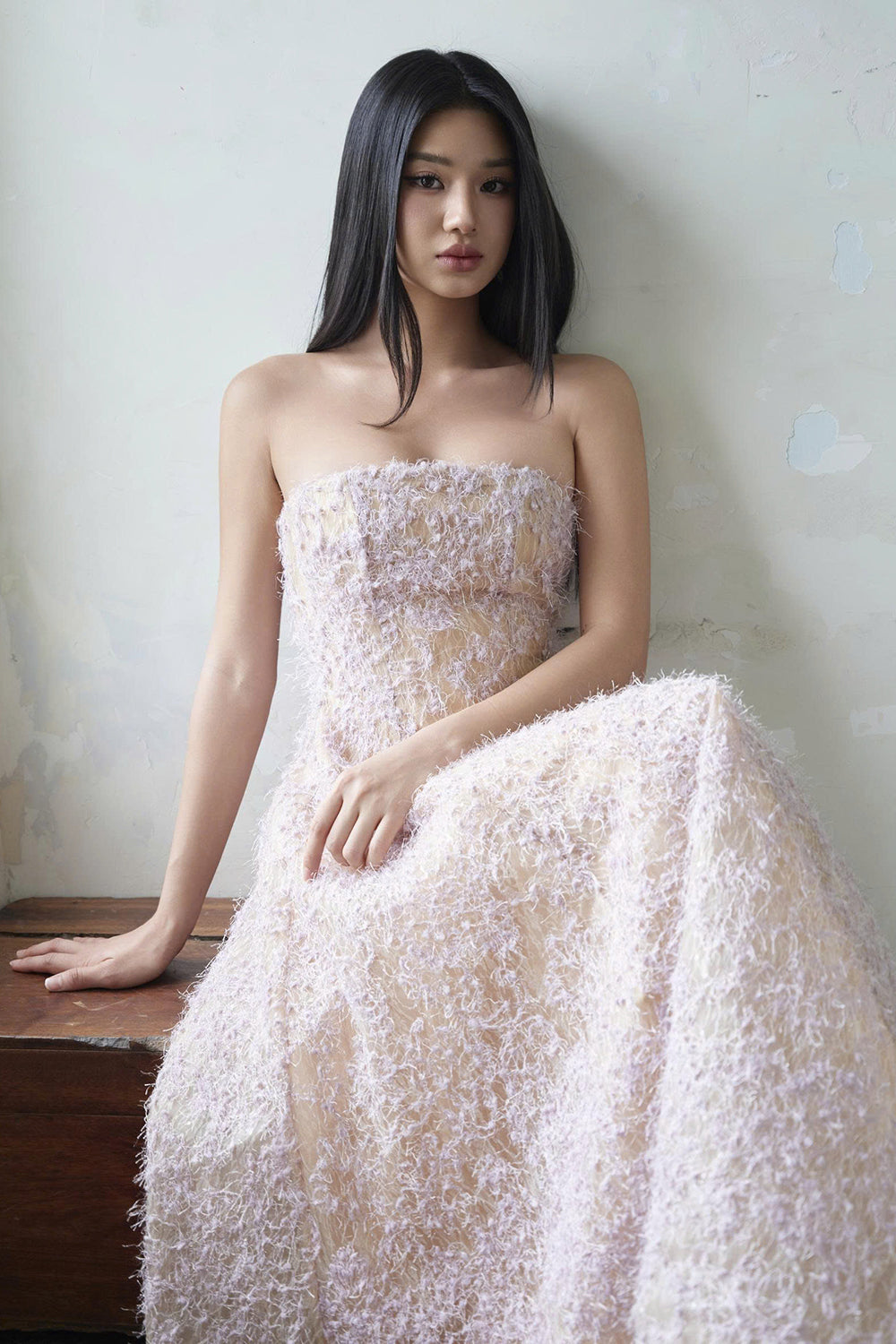 Cindy Straight Across Midi Dress